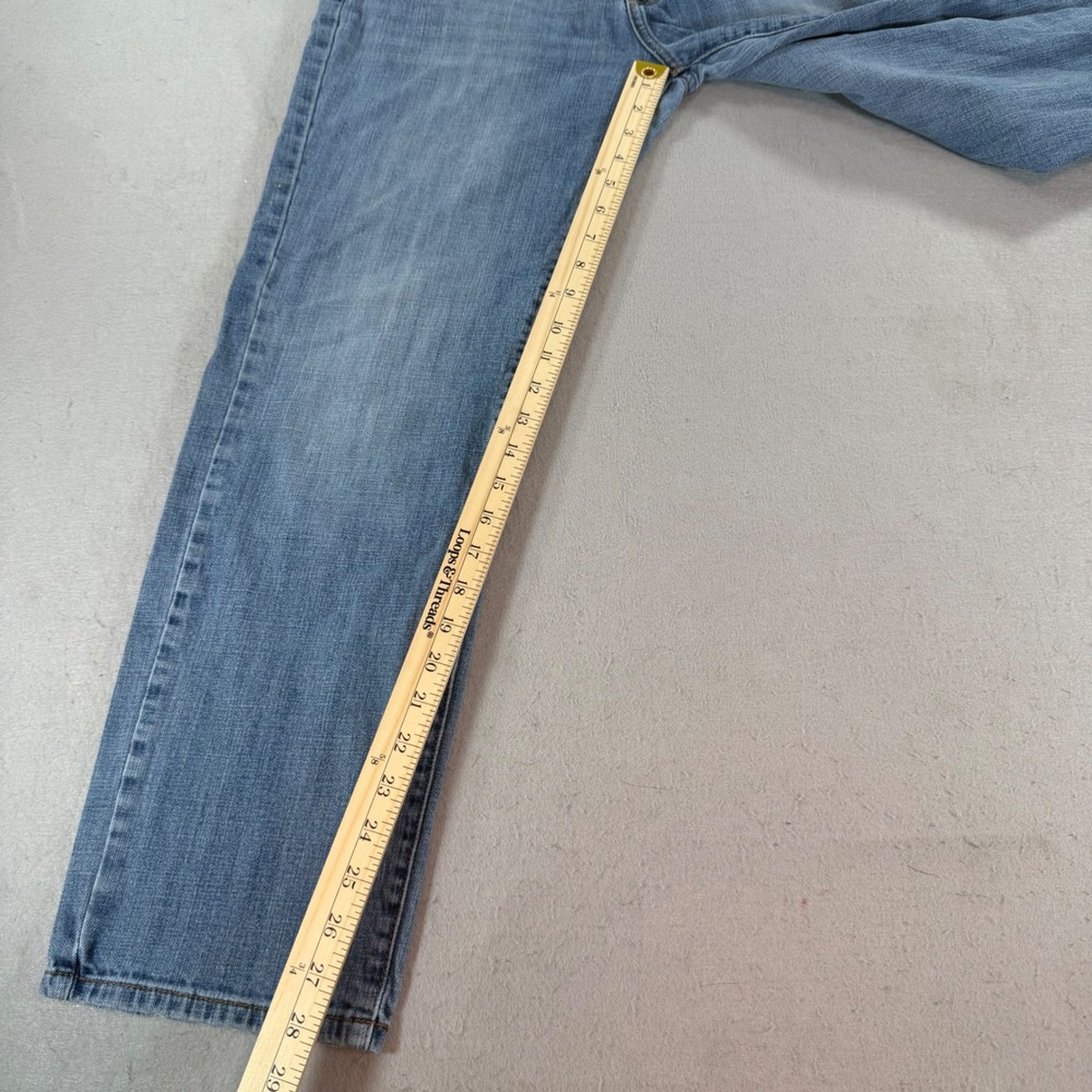 Lucky Brand 221 Original Straight Jeans Mens 32x30 Medium Wash Denim - Picture 12 of 13